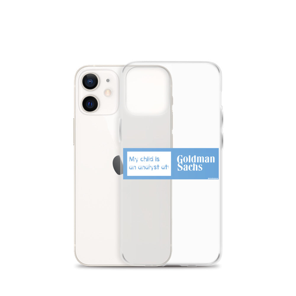 My Child Is An Analyst iPhone Case